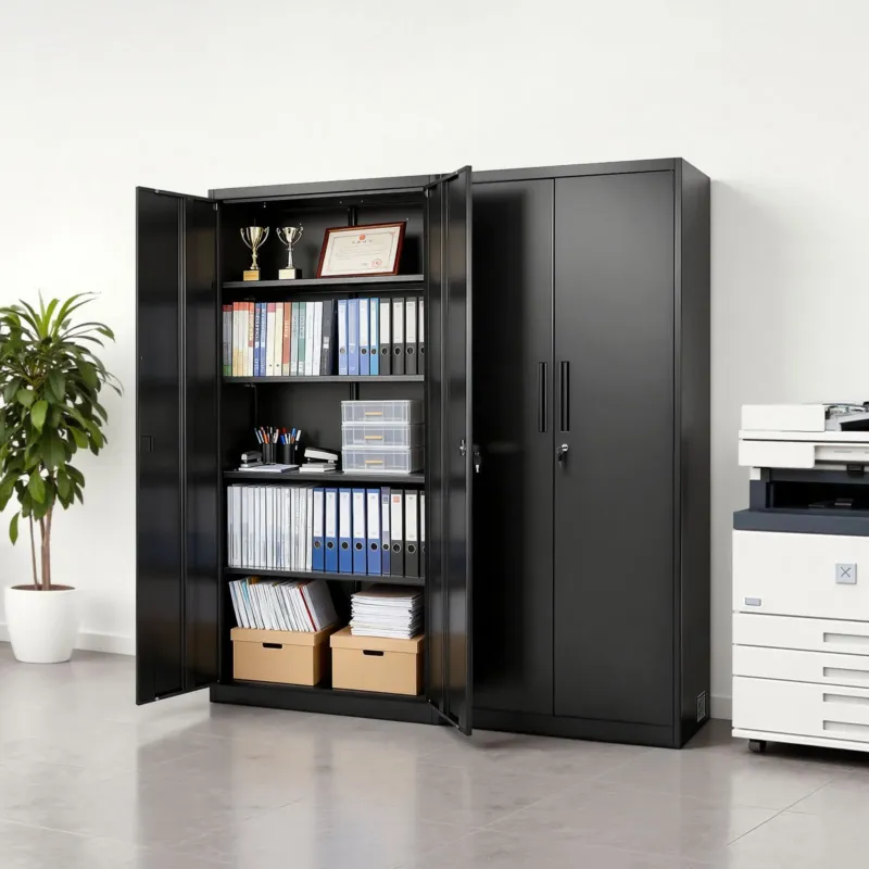 Metallist hoiukapp, 175 cm, 5 tasandit