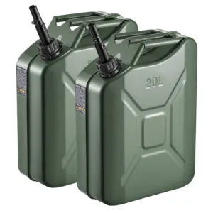 Metallist kütusekanister, 20 L, 36,1 x 18,0 x 51,1 cm — pilt 1