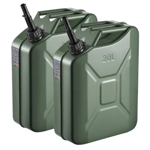 Metallist kütusekanister, 20 L, 36,1 x 18,0 x 51,1 cm