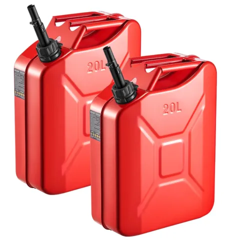 Metallist kütusekanister, 20 L, 36,1 x 18,0 x 51,1 cm