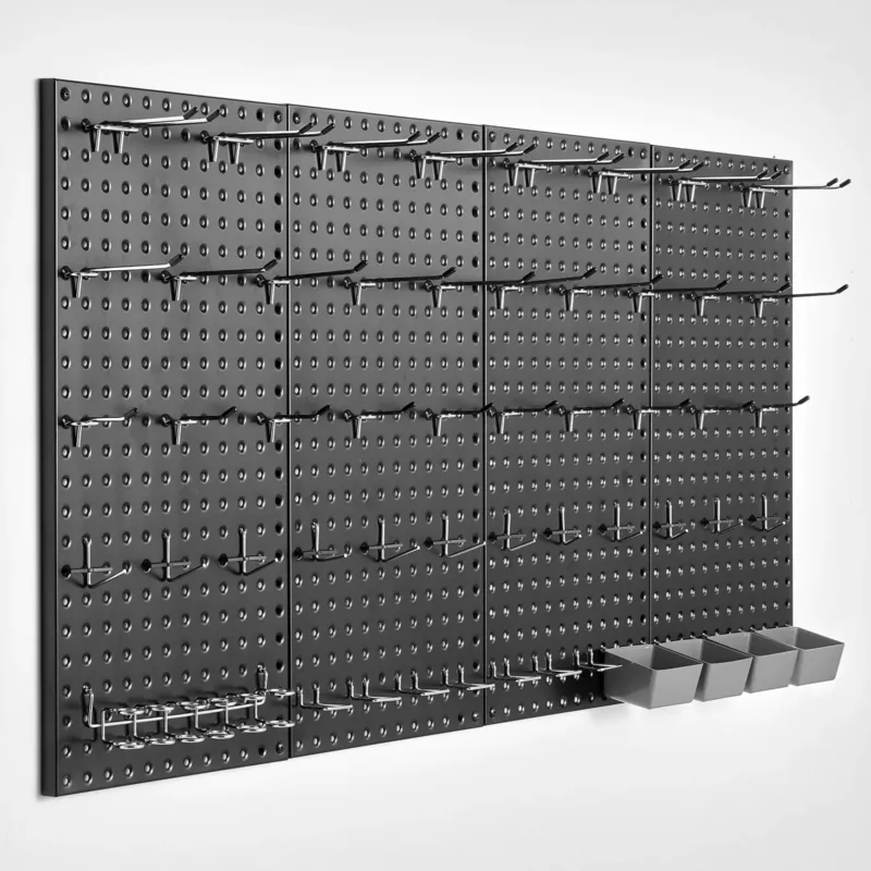 Metallist perforeeritud tahvlipaneelid, 61,0 x 30,5 cm, 79,8 kg