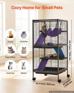 Metallist väikeloomade puur 113 cm — pilt 2