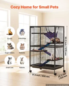 Metallist väikeloomade puur 127 cm — pilt 2