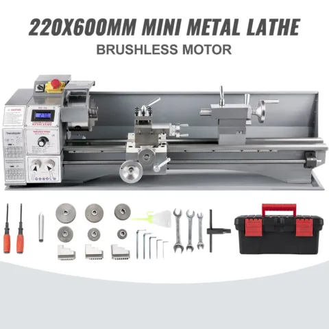 Mini-metalli treipink 750W muudetava kiirusega metalli treipink