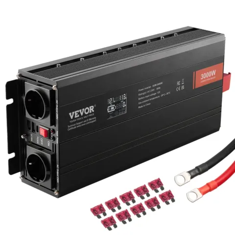 Modifitseeritud siinuslaine inverter, 3000 W, 415 x 164 x 80 mm