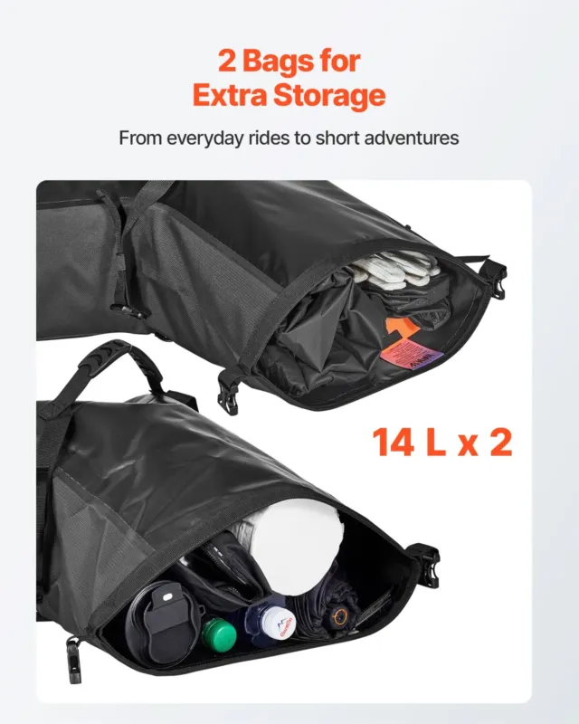 Mootorratta sadulakotid, 28 L, 2,1 kg