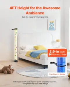 Mullitoruga lamp 16 värvi 120 cm sensoorne akvaariumilamp rahustavaks — pilt 4