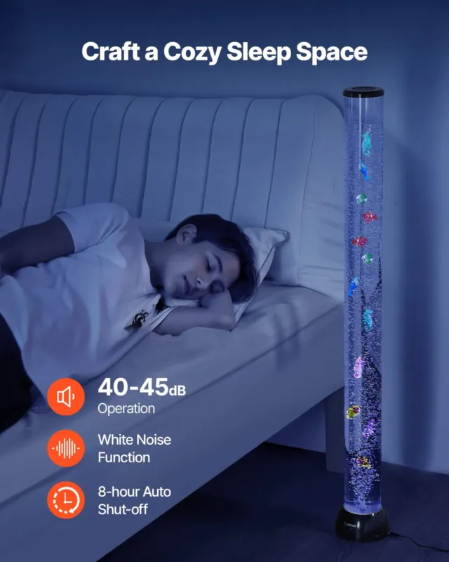 Mullitoruga lamp 16 värvi 120 cm sensoorne akvaariumilamp rahustavaks
