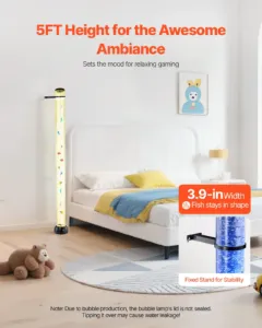 Mullitoruga lamp 16 värvi 150 cm sensoorne akvaariumilamp rahustavaks — pilt 4