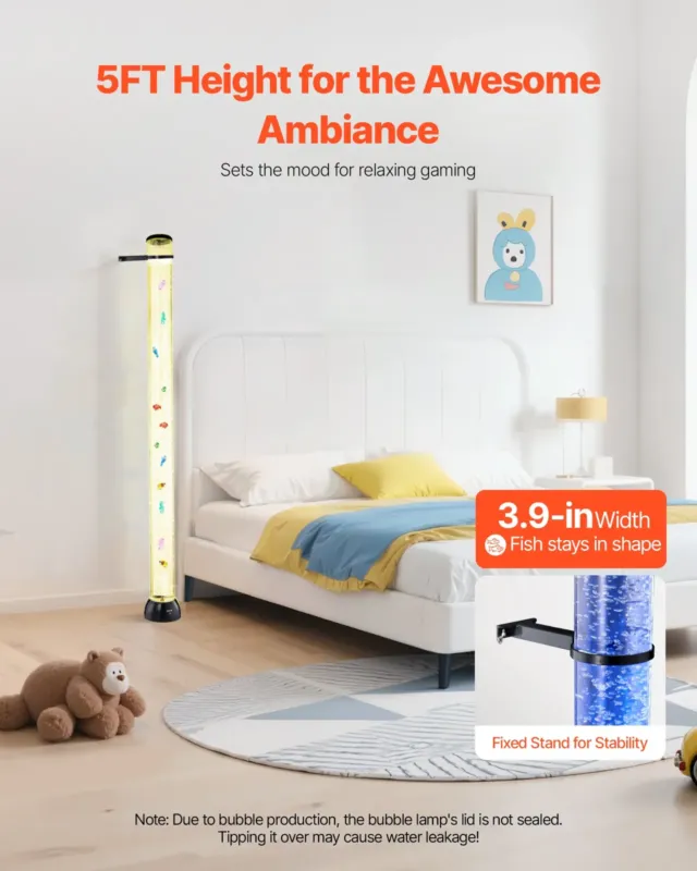 Mullitoruga lamp 16 värvi 150 cm sensoorne akvaariumilamp rahustavaks