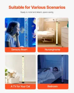Mullitoruga lamp 16 värvi 150 cm sensoorne akvaariumilamp rahustavaks — pilt 6