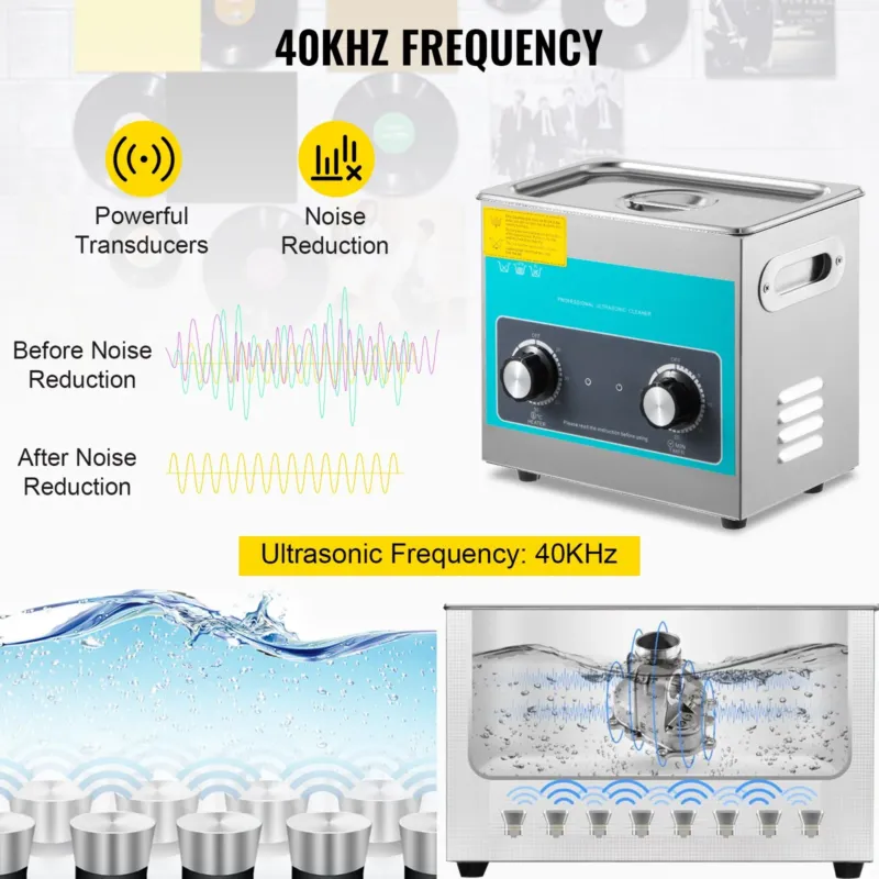 Nupuga ultraheli puhastusvahend 3L 40kHz ultraheli puhastusmasin