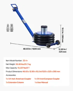 Õhutõstuk, 673 mm, 6000 kg — pilt 7
