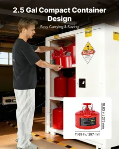 Ohutu gaasikanister, 9,5 L, 297 x 275 mm — pilt 4