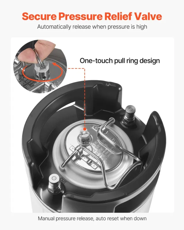 Õllevaat ball lock 18,9 L, 1 tk