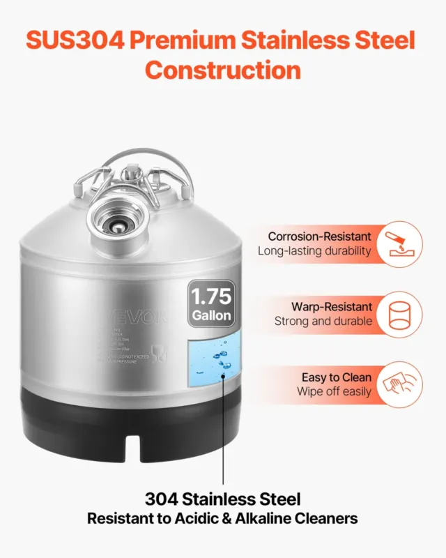 Õllevaat ball lock 6,5 L