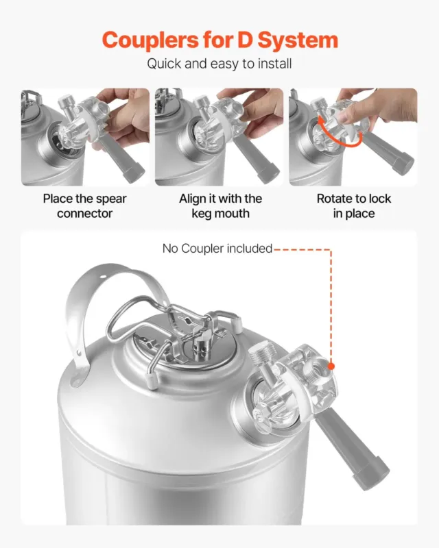 Õllevaat ball lock 6,5 L