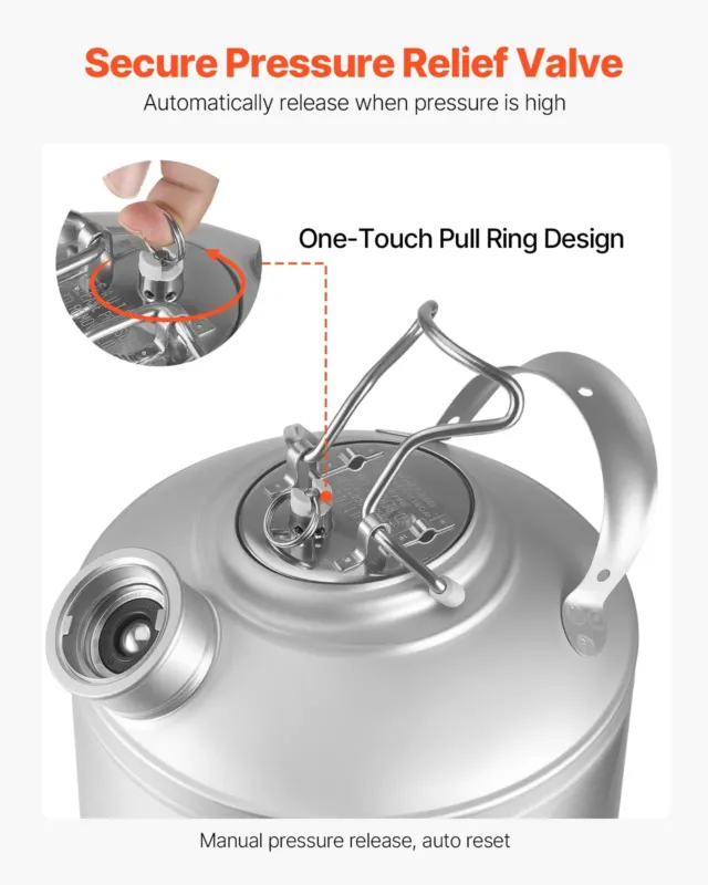 Õllevaat ball lock 6,5 L