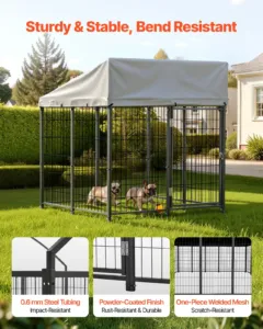 Õuekoerakuut, 1,12 x 1,15 x 1,25 m, 14,3 kg — pilt 2