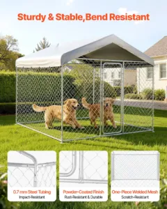 Õuekoerakuut, 2,3 x 2,3 x 2,15 m, 35,85 kg — pilt 2