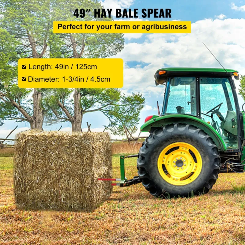 Paar heinapihda 124 cm heinapallipiik 1361 kg kandevõimega