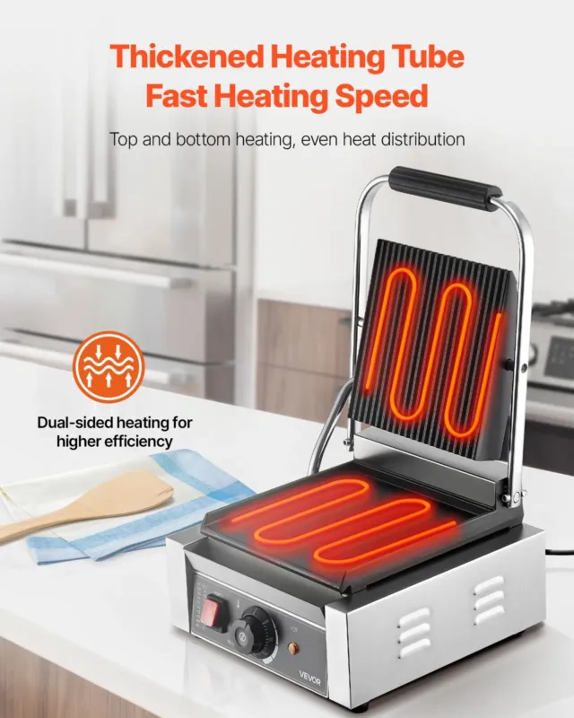Paninigrill 1800 W, 22 x 23 cm