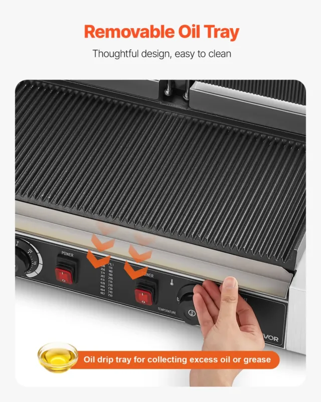 Paninigrill 3600 W, 48 x 23 cm