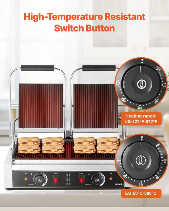 Paninigrill 3600 W, 48 x 23 cm