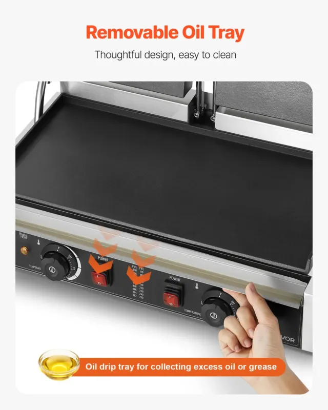 Paninigrill 3600 W, 48 x 23 cm, täiskorter