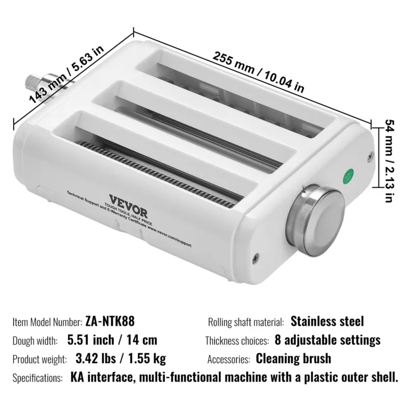 Pastarulli komplekt KitchenAid köögimasinale, 3 osa