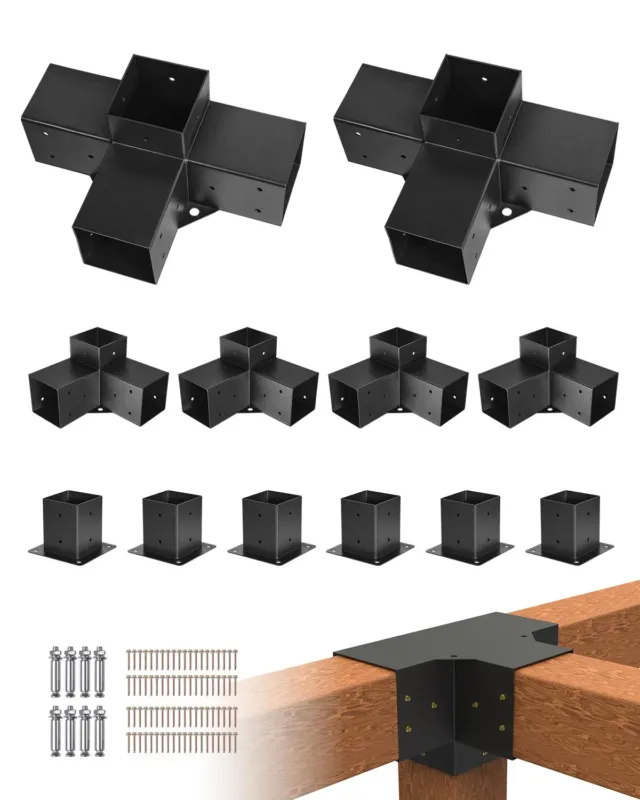 Pergola komplekt, 10,2 x 10,2 cm, 92 x 92 mm