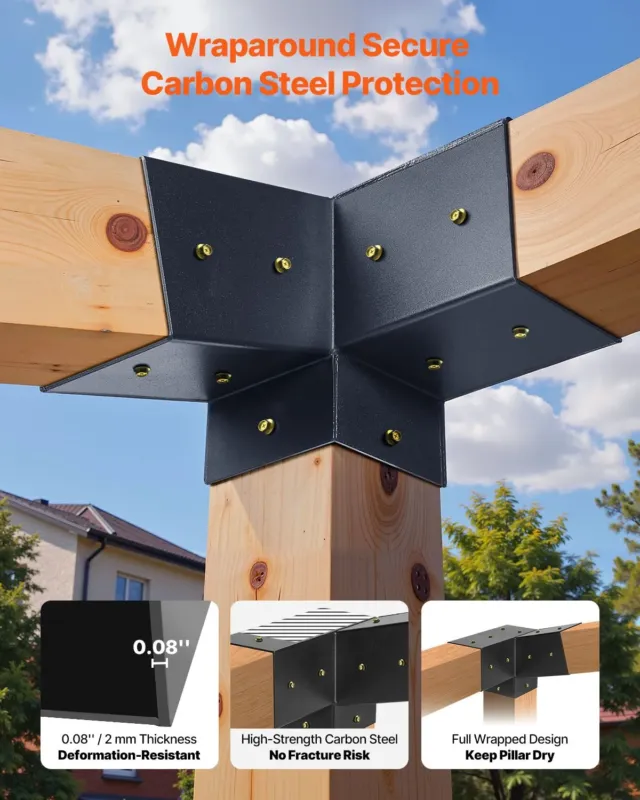 Pergola komplekt, 10,2 x 10,2 cm, 92 x 92 mm