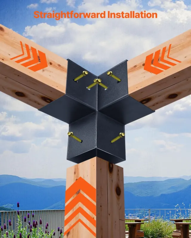 Pergola komplekt, 10,2 x 10,2 cm, 92 x 92 mm