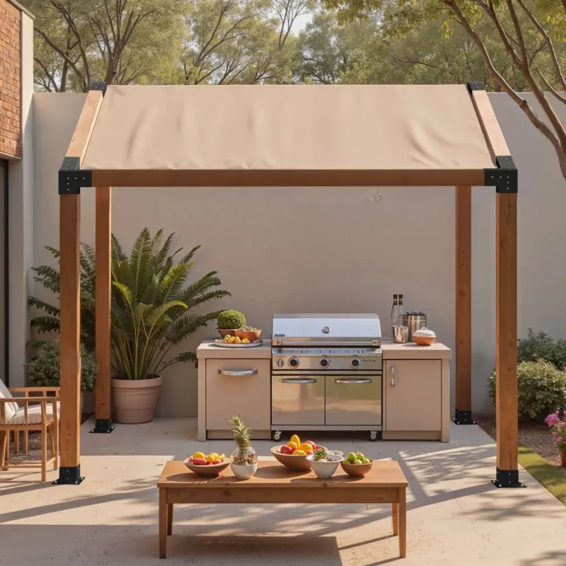 Pergola komplekt, 10,2 x 10,2 cm, 92 x 92 mm