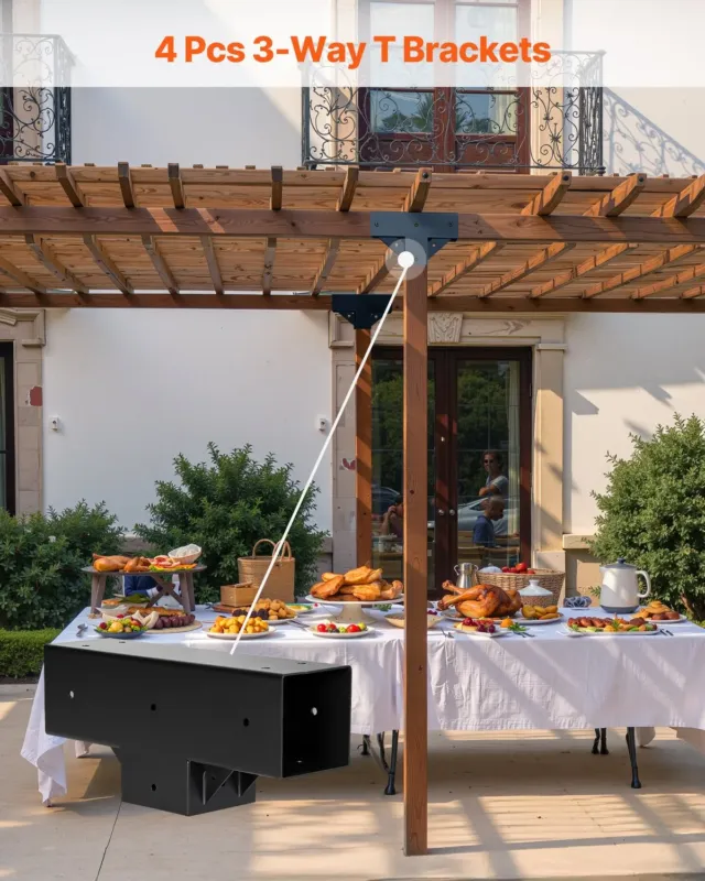 Pergola komplekt 4-pakk, 4 tk, 92 x 92 mm