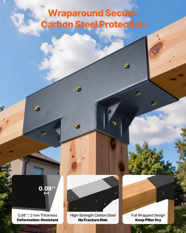 Pergola komplekt 4-pakk, 4 tk, 92 x 92 mm