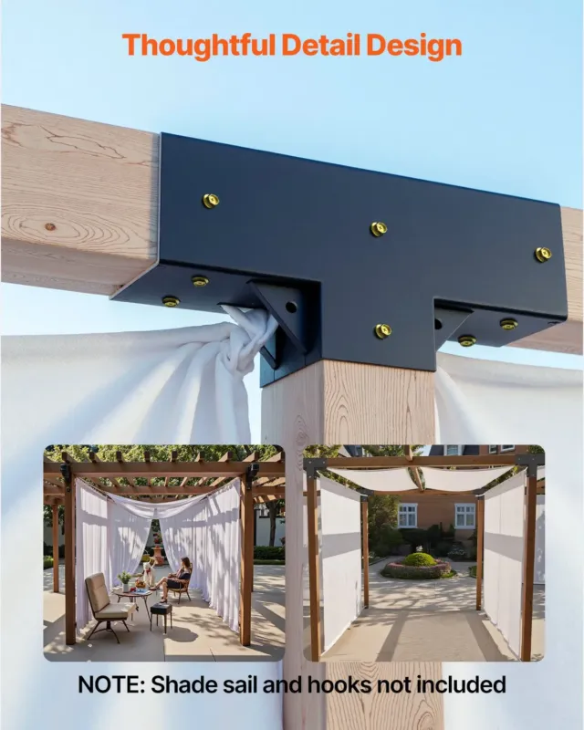 Pergola komplekt 4-pakk, 4 tk, 92 x 92 mm