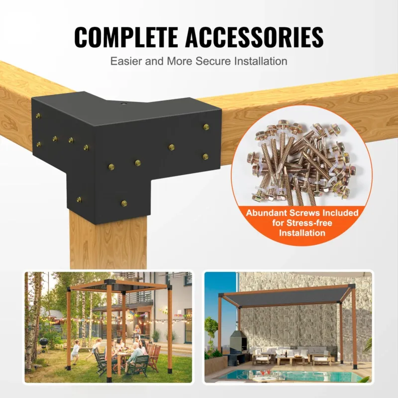 Pergola kronsteinikomplekt 10,2 cm x 10,2 cm
