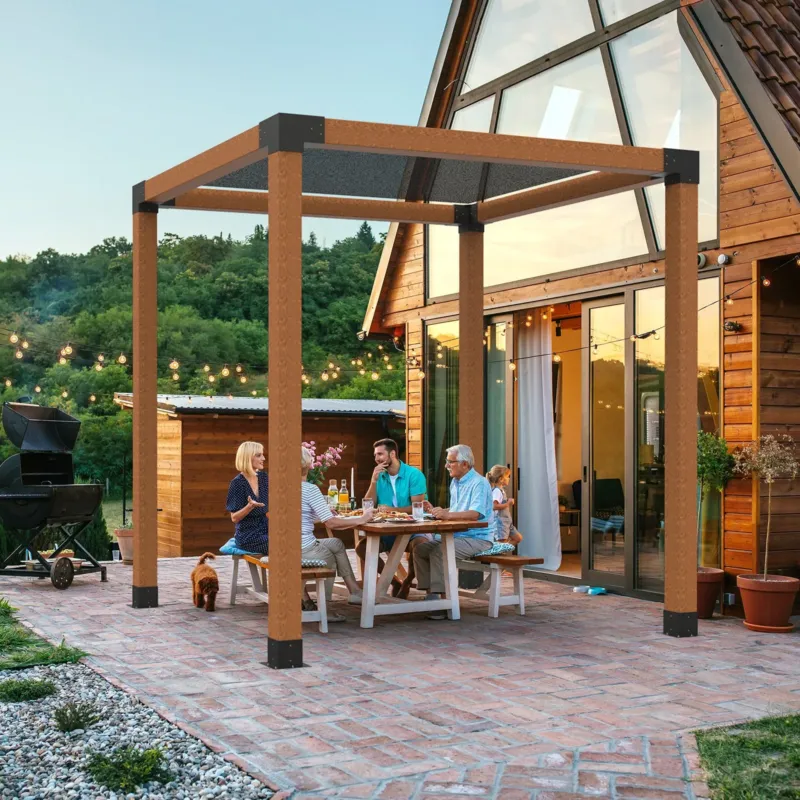 Pergola kronsteinikomplekt 6''x6'' (sisuse suurus 5,6x5,6), 4 tk, 15,2 x 15,2 cm