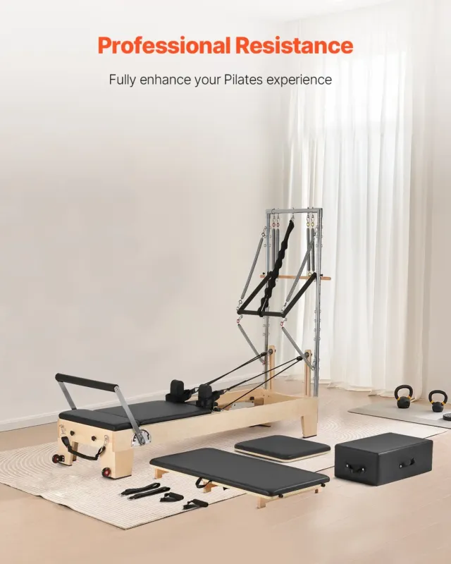 Pilatese reformer, 181 kg, 2400 x 735 x 1990 mm