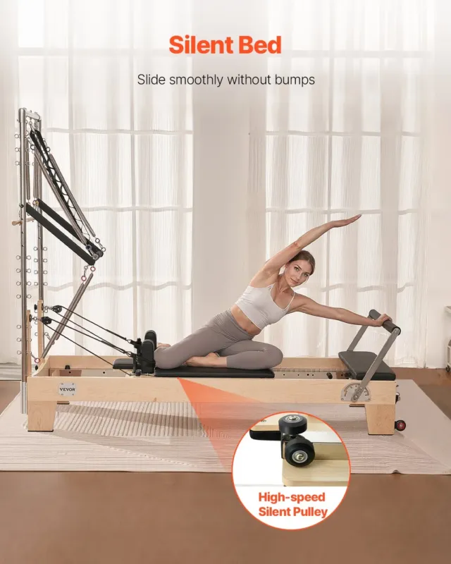 Pilatese reformer, 181 kg, 2400 x 735 x 1990 mm