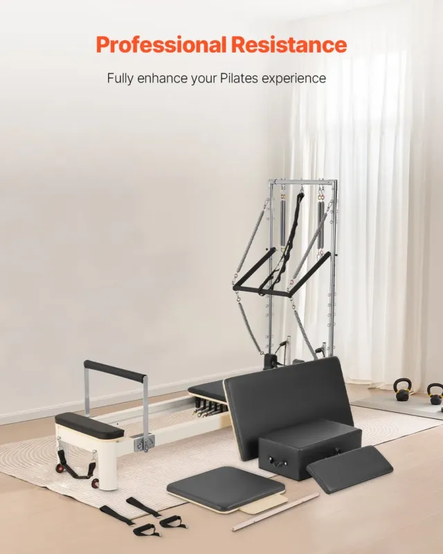 Pilatese reformer, 181 kg, 2450 x 760 x 2010 mm