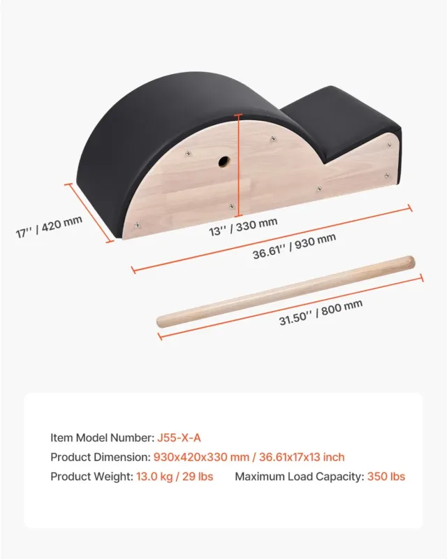 Pilatese selgroo korrektor, 330 mm, 33,0 cm