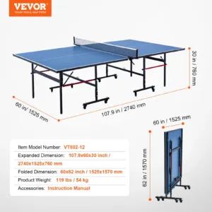 Pingpongilaud, 12 mm, 5,08 cm — pilt 7