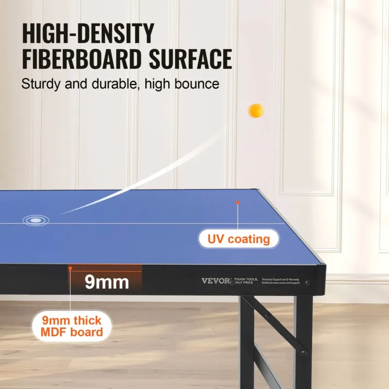 Pingpongilaud, 152 x 66,0 x 71,1 cm, 1526 x 665 x 718 mm