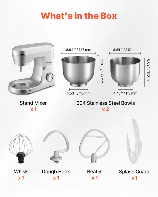 Planetaarmikser 4,2 L, 1500 W