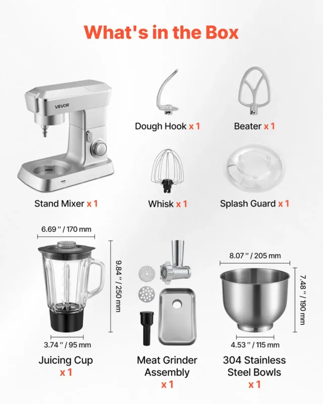 Planetaarmikser 4,3 L, 1300 W