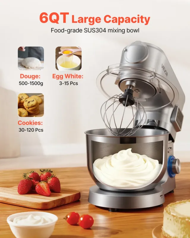 Planetaarmikser 5,7 L, 1500 W, SM-1503BML