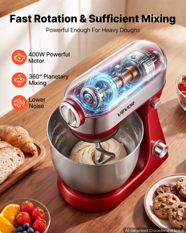 Planetaarmikser 5 L, 1000 W, SC-265