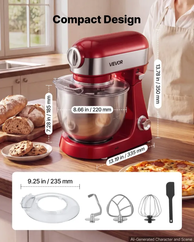 Planetaarmikser 5 L, 1000 W, SC-265